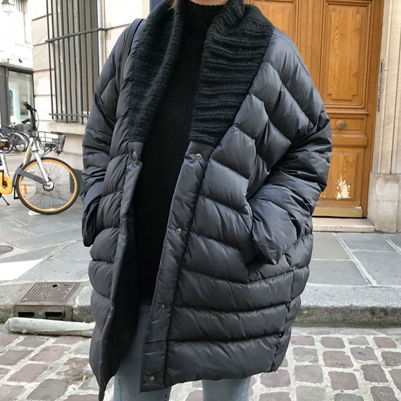 Top Trends: Ladies Jackets Keep Warm In Autumn And Winter 2022 New Cotton Coat With Belt, Ladies Loose Pocket Bubble Thick Down Jacket Shoppable Styles