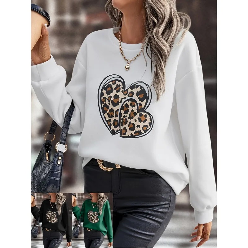 Top Trends: 2023 Autumn And Winter Women&#039;s Pullover Round Neck Long Sleeve Solid Print Patchwork Sweater Office Lady Fashion Casual Tops Shoppable Styles