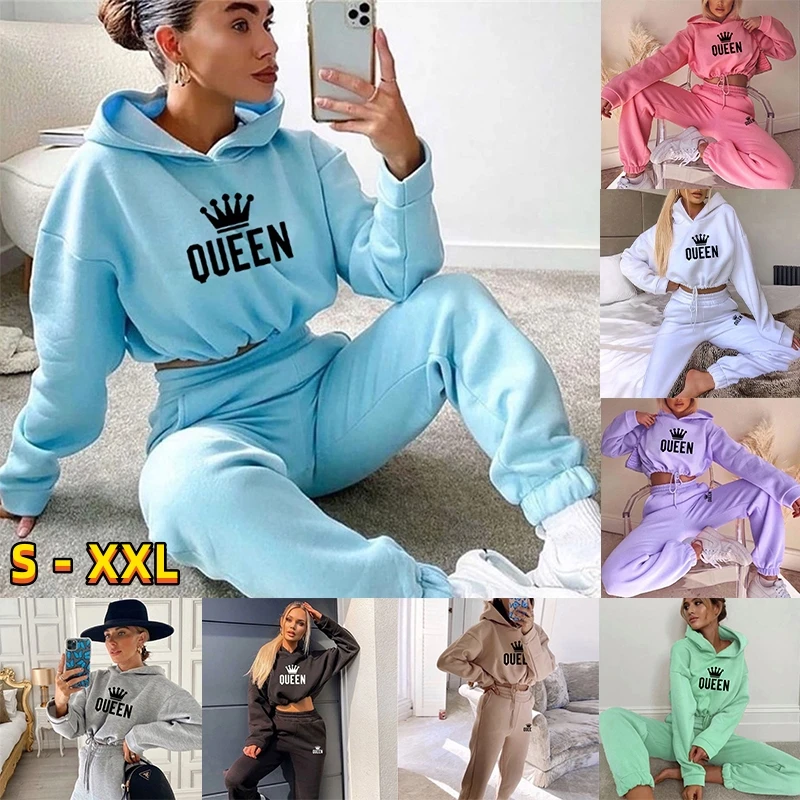 Top Trends: New Tracksuit Women Suit Hoodies Casual Sports Set Long Sleeved Hoodies Sweatshirt Trousers Sportswear Soft Fabrics Jogging Suit Shoppable Styles