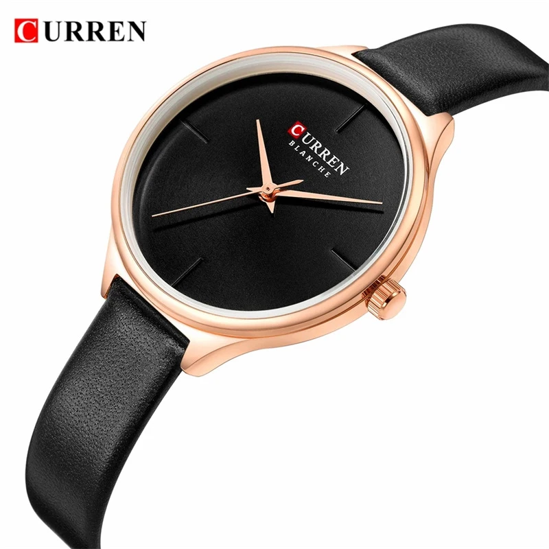 Top Trends: Curren Original Luxury Women&#039;s Watch Top Brand Quartz Wristwatches Leather Gold Watch For Women Gifts Relojes Para Mujer Shoppable Styles