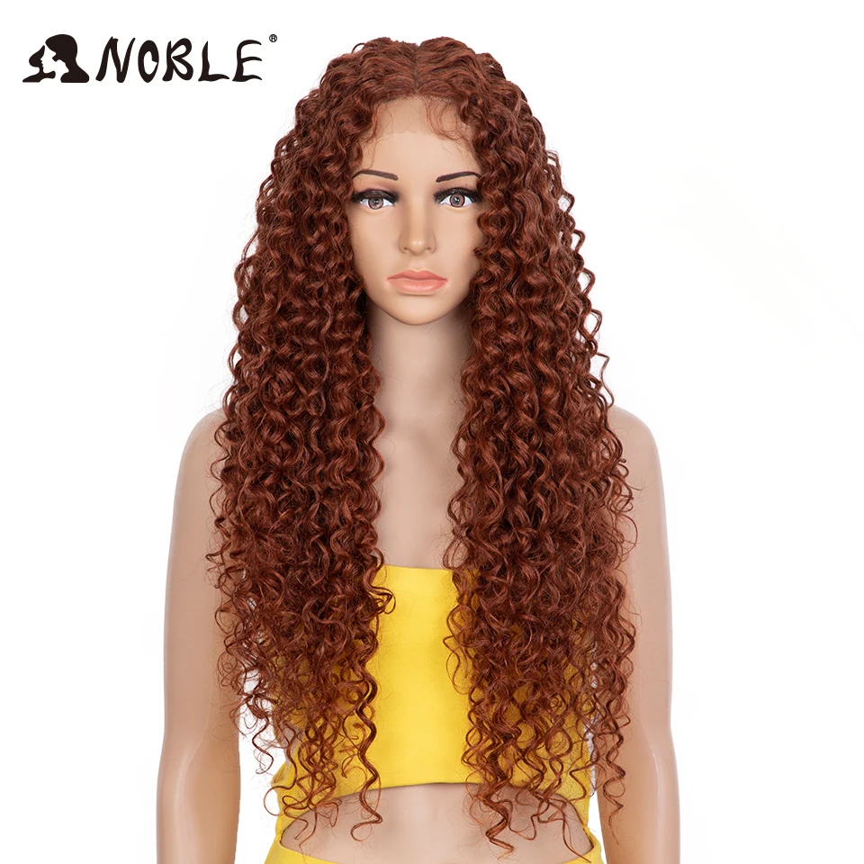 Top Trends: Noble Synthetic Lace Front Wig 30 Inch Long Curly Hair Wigs Lace Front Afro Kinky Curly Lace Wigs For Women Lace Front Wig Shoppable Styles