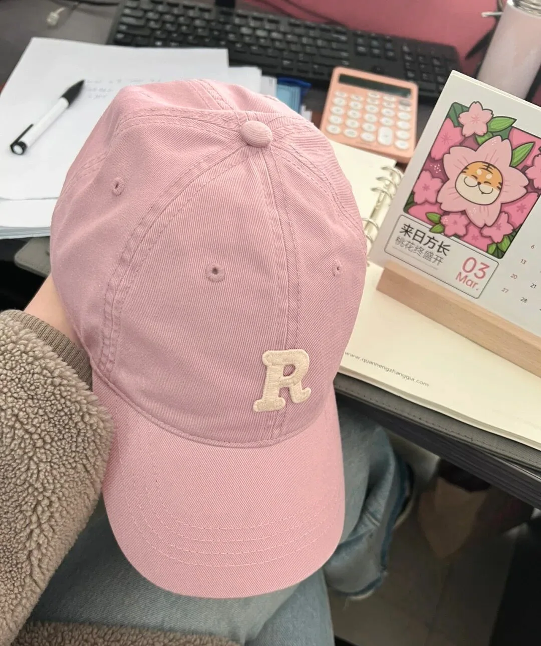 Top Trends: High Quality White Pink Baseball Cap Female Korean Rose Powder Cap Small Face Streetwear Embroidery Letter R Hat Basket Homme Shoppable Styles