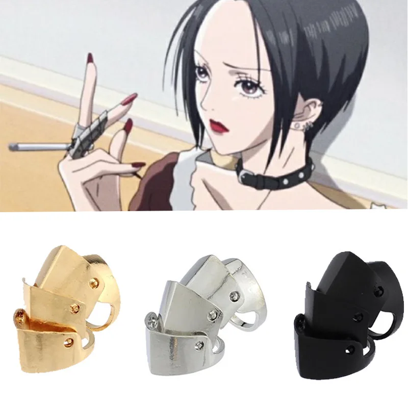 Top Trends: 2D Anime Oosaki Nana Cosplay Vivienne Westwood Metal Armor Removable Joint Ring Rock Punk Style Unisex Fashion Jewelry Gift Prop Shoppable Styles