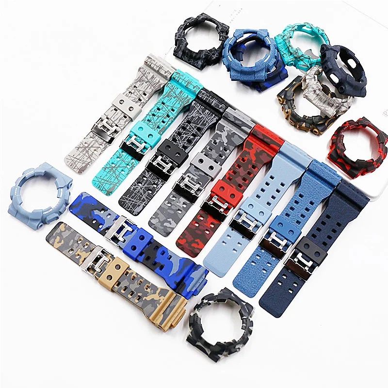 Top Trends: Watch Accessories For Casio G-SHOCK Camouflage Resin GA-110 100 120 GD-100 Strap Watch Case Men&#039;s And Women&#039;s Sports Strap Shoppable Styles