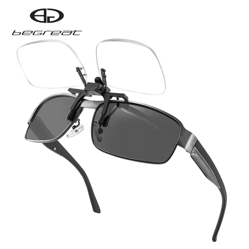 Top Trends: BEGREAT Clips Lens Flip Up Portable Reading Glasses Magnifier Women Men Rimless Presbyopia Spectacles Lunette Connect Shoppable Styles