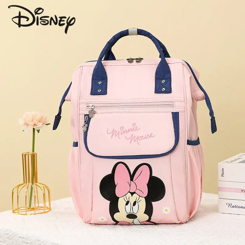 Top Trends: Disney Fashion Mommy Bag Cartoon Large Capacity Baby Products Storage Bag High Quality Multifunctional Outgoing Parent Child Bag Shoppable Styles - Image 2