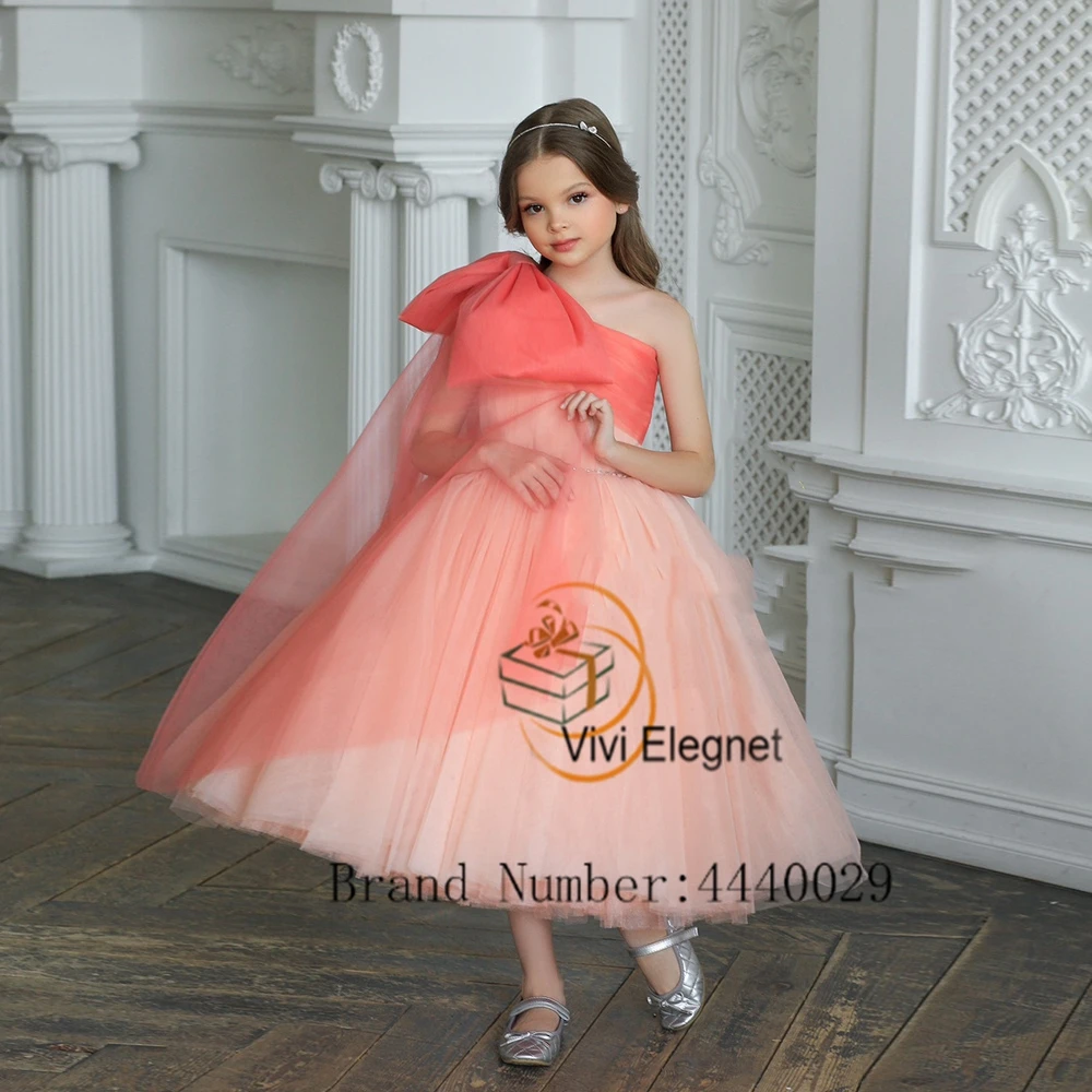 Top Trends: Sparkle Sleeveless Flower Girl Dresses For Birthday 2023 New Summer Ankle Length Communion Wedding Party Gowns With Bow فساتين ا Shoppable Styles