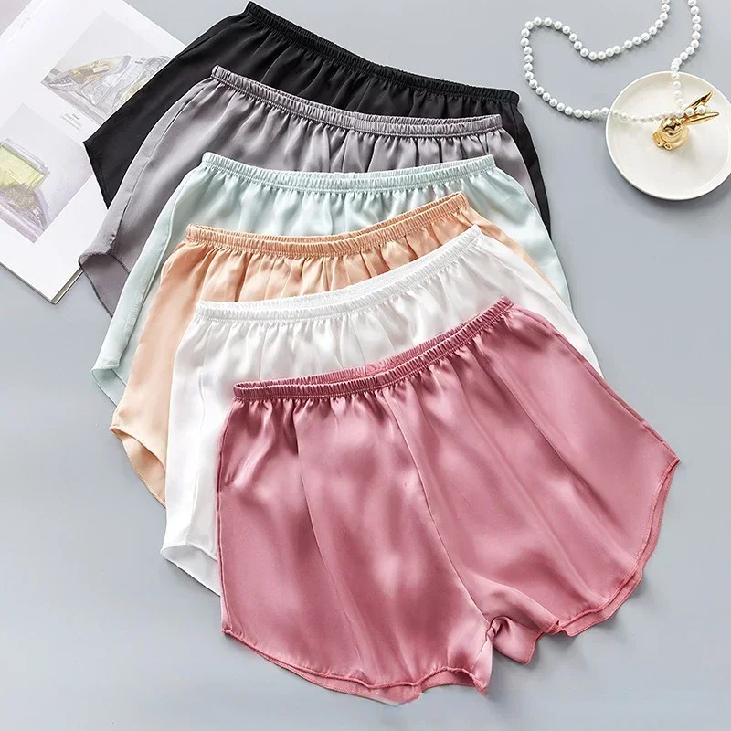 Top Trends: Fashion Safety Pants Ice Silk Boxer Shorts Mid-Rised Seamless Underwear Mid-Rised Intimates Anti-Emptied Ladies Safety Pants New Shoppable Styles