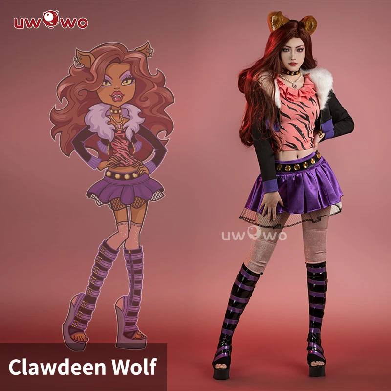 Top Trends: In Stock UWOWO Monster High: Clawdeen Wolff Cosplay Costume Female Little Devil Cute Cosplay Halloween Costumes Outfit Shoppable Styles