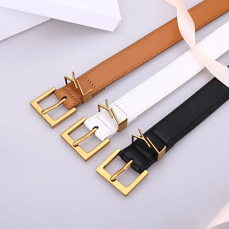 Top Trends: 2024 Women&#039;s Leather Belt With Gold Needle Buckle Fashionable And Versatile Jeans Casual Decoration Designer Women&#039;s Belt Shoppable Styles