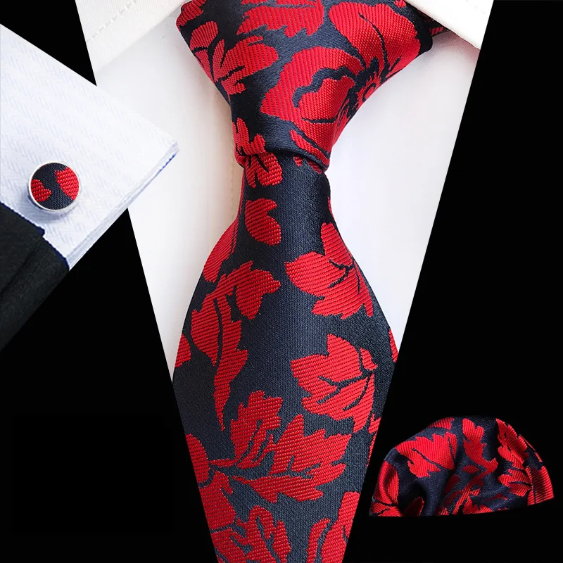 Top Trends: HUISHI Business Solid 100% Silk Men's Tie NeckTie Set 8cm Ties Men Formal Luxury Wedding High Quality Gravata Suit Accessories Shoppable Styles - Image 2