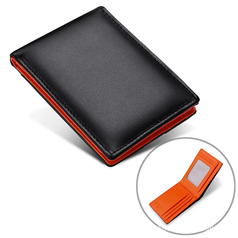 Top Trends: Anti-theft Brush Money Holders Men's Leather Clip Luxury Wallet Genuine Clips For Compact Dolars Cards Holder Ultra-thin Man I Shoppable Styles