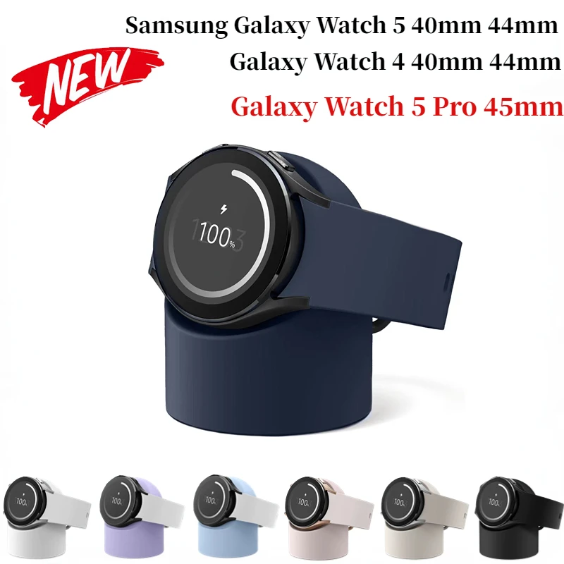 Top Trends: Silicone Charging Stand For Samsung Galaxy Watch 6 / 5 / 4 / 3 40mm 44mm 5 Pro 45mm Stand Storage Seat For Watch 6 4 Classic 46mm 47mm Shoppable Styles