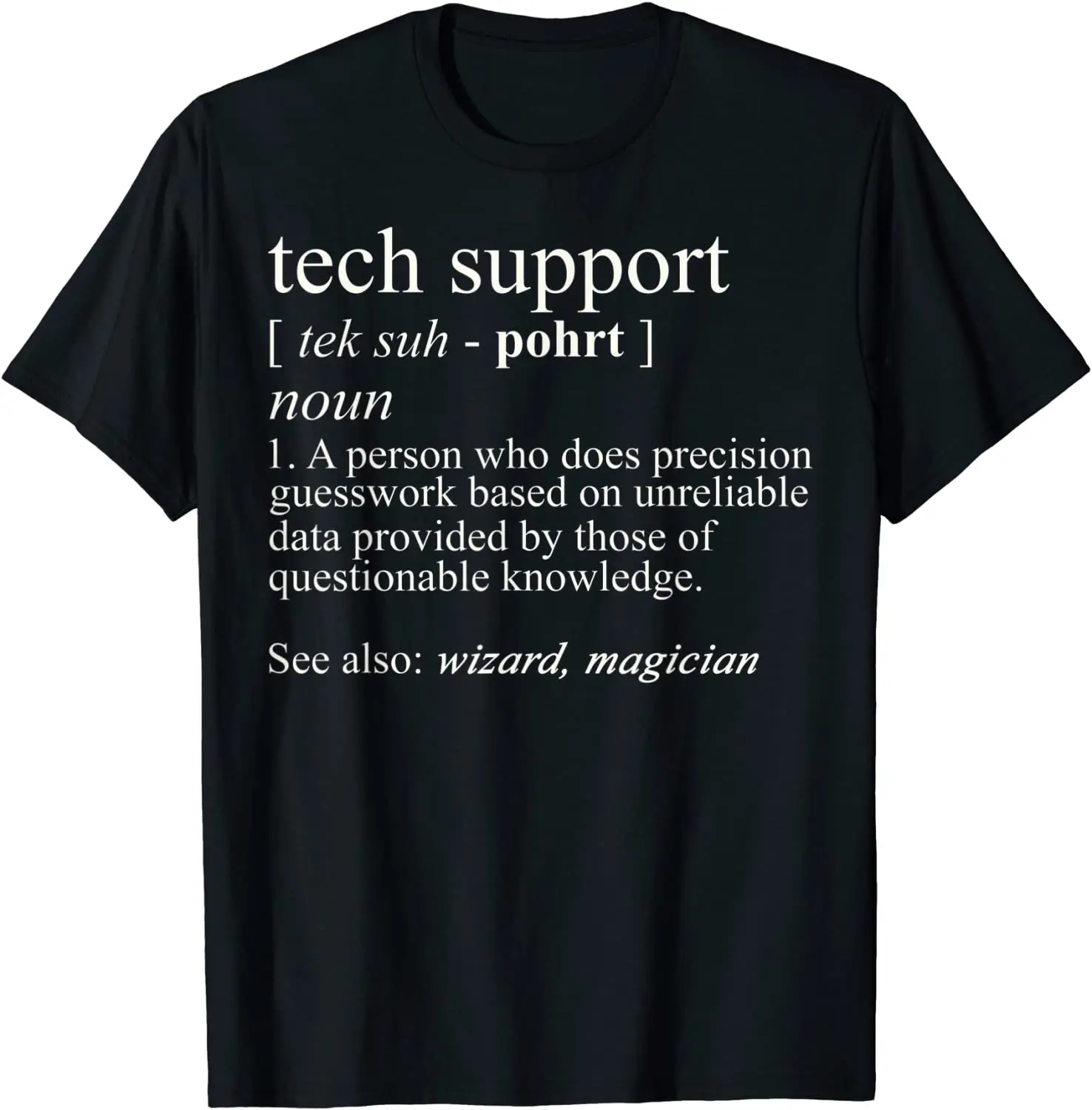 Top Trends: Tech Support Definition Shirt, Funny Cute Computer Nerd Gift T-Shirt Cotton Mens Tops Shirt Printed T Shirts Crazy New Arrival Shoppable Styles