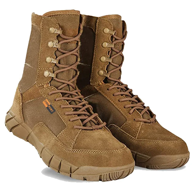 Top Trends: Military Tactical Combat Boots Men Outdoor Hiking Desert Army Boots Lightweight Breathable Male Ankle Boots Jungle Shoes Shoppable Styles - Image 2