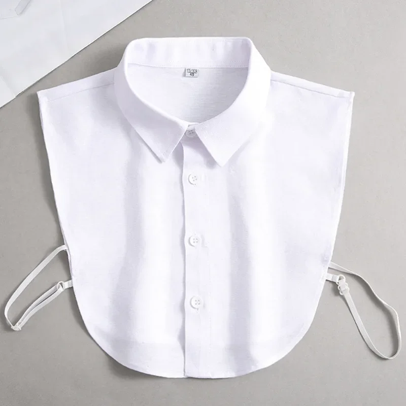 Top Trends: Oxford Textile Cotton Fake Collar For Men Unisex Versatile Spring Summer Fashion Business Collar Inside Office Work Fake Shirt Shoppable Styles - Image 2