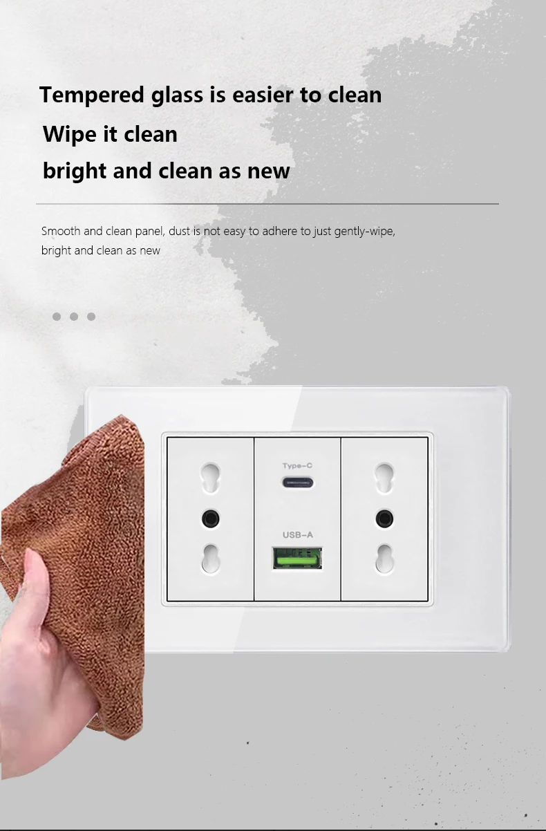 C, PD 3.0, 20W, Painel de Vidro