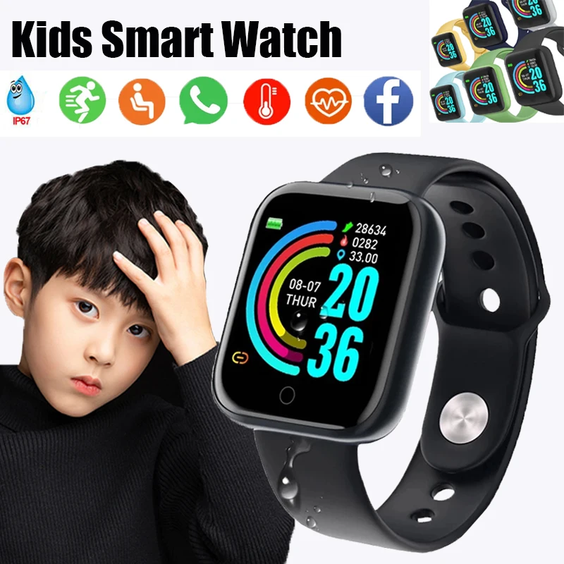 Top Trends: Silicone Kids Watch Children Sport Watches For Boys Girls Electronics Wrist Watch Waterproof Fitness Child Digital Smartwatch Shoppable Styles