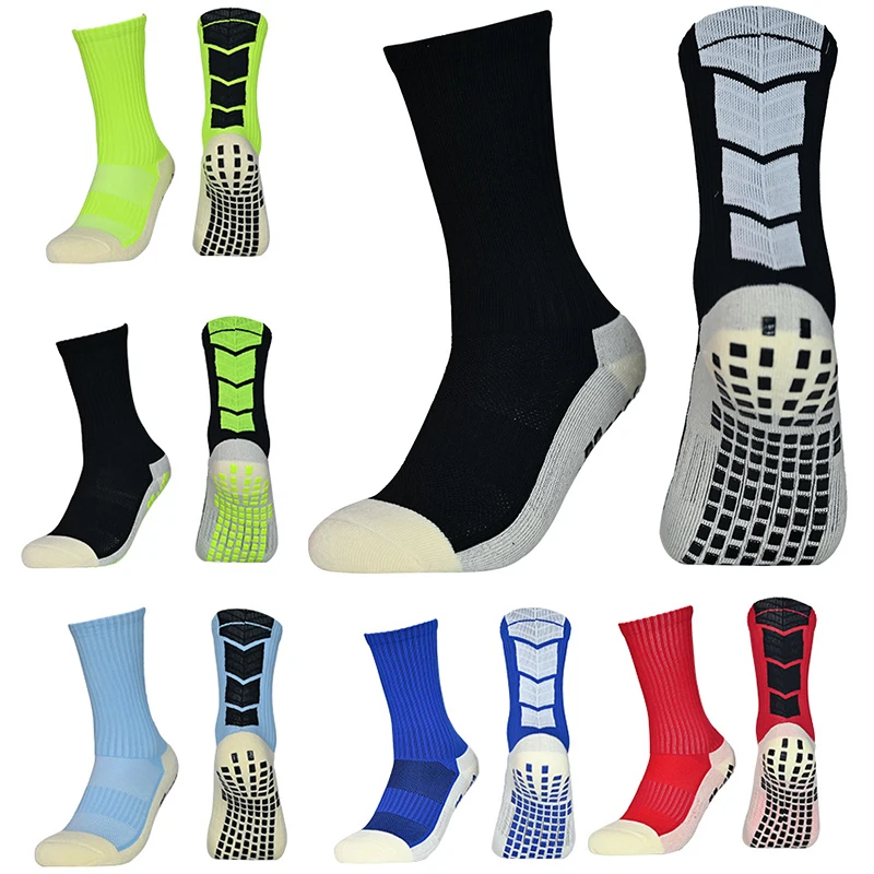 Top Trends: 2024 Men Football Soccer Socks Anti Slip Non Slip Grip Pads For Outdoor Basketball Sports Cycling Socks Shoppable Styles