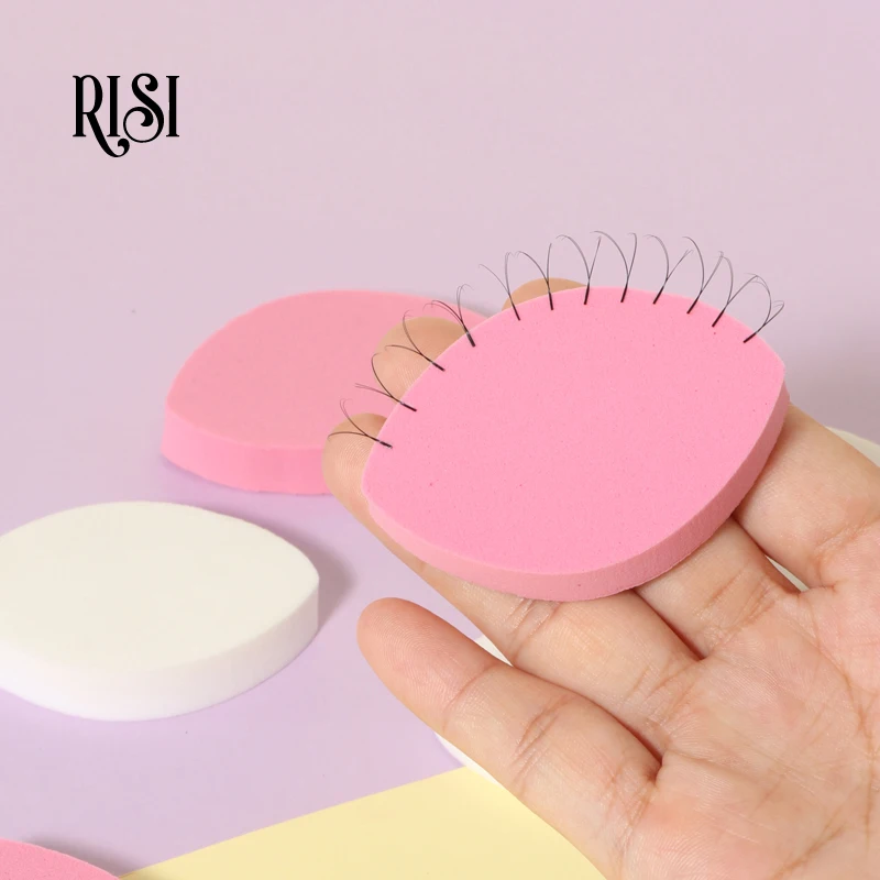 Top Trends: RISI Eyelash Extension Accessories Practice Sponge Eye Shaped Training Lash Extensions Tools Practice Sponge Lash Sponge Shoppable Styles