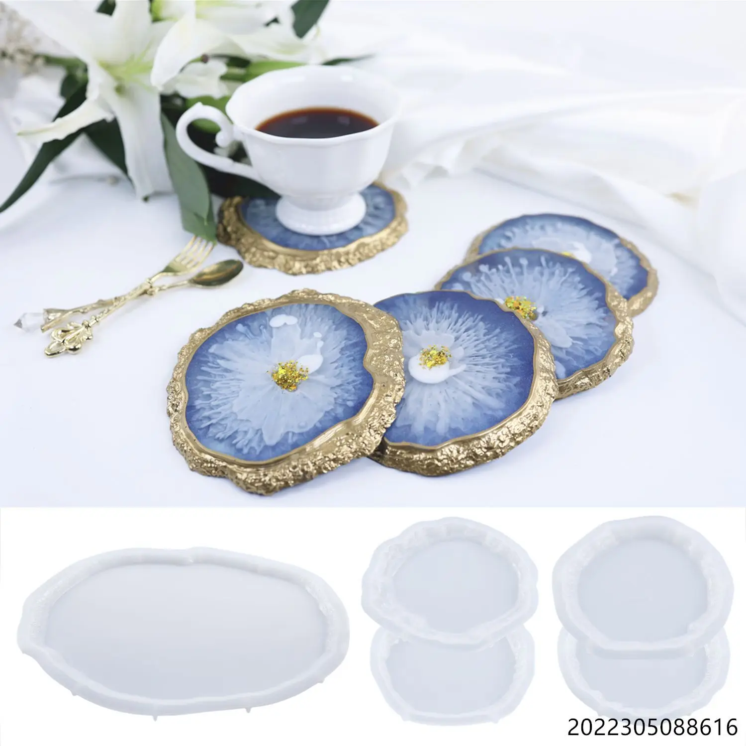 Top Trends: DIY Crystal Epoxy Resin Mold Irregular Oval Tray Coaster Mirror Silicone Mold For Resin Fruit Plate Disc Home Decoration Molds Shoppable Styles