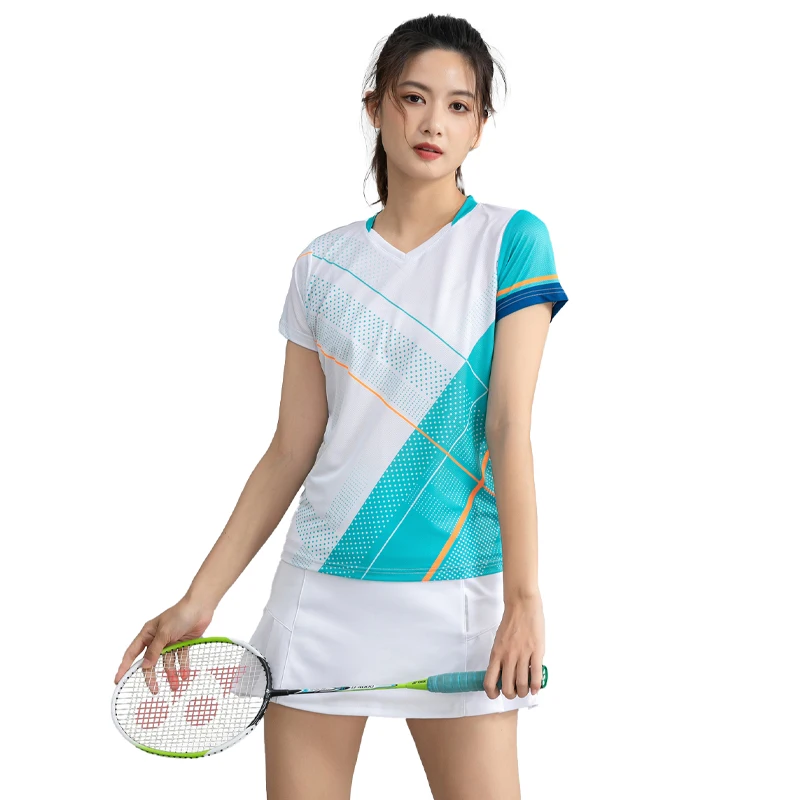 Top Trends: New Style Badminton Tennis Shirts Women Custom Table 3D Print Quick Dry Running Short Sleeve Polyester Yoga Training Gym Tee Shoppable Styles