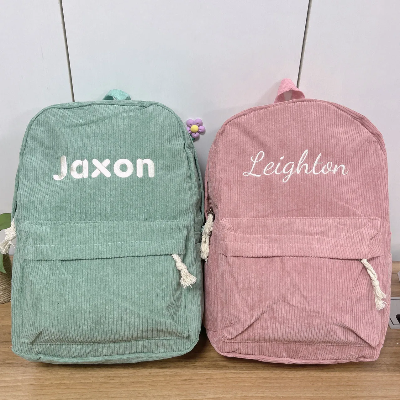 Top Trends: Personalized Embroidered Kids Backpack Personalized Custom Name Backpack Embroidery Name Child School Bags Book Bag For Kids, Shoppable Styles