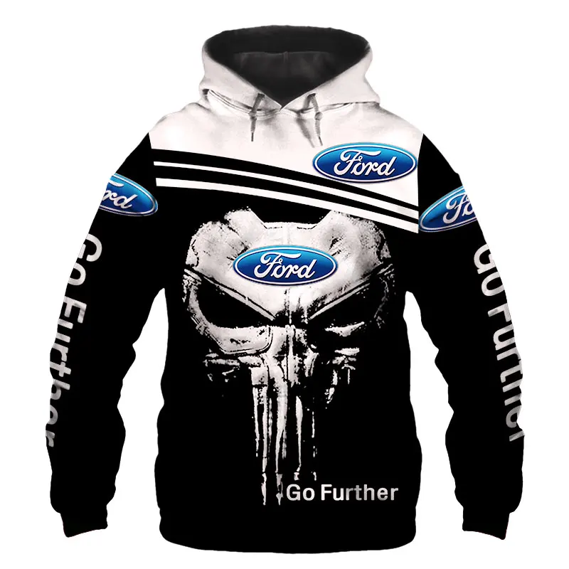 Top Trends: 2023 Hoodie Masculino Ford Logotipo Do Carro 3d Impressão Digital Hoodie Pulôver Hip-hop Harajuku Moletom Motor Fora De Estrada Shoppable Styles - Image 2