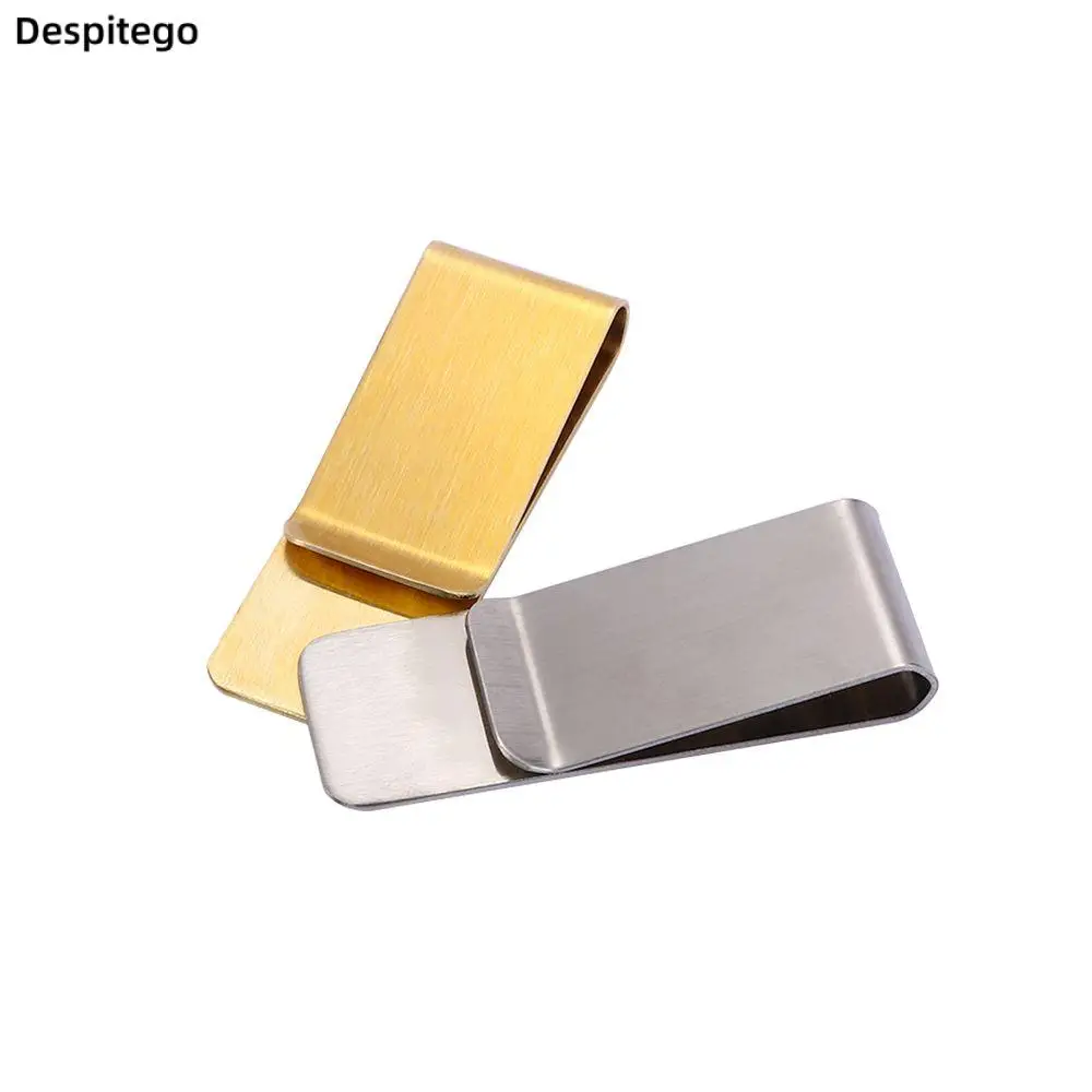 Top Trends: New Hot High Quality Slim Money Clip Credit Card Holder Wallet Stainless Steel Shoppable Styles