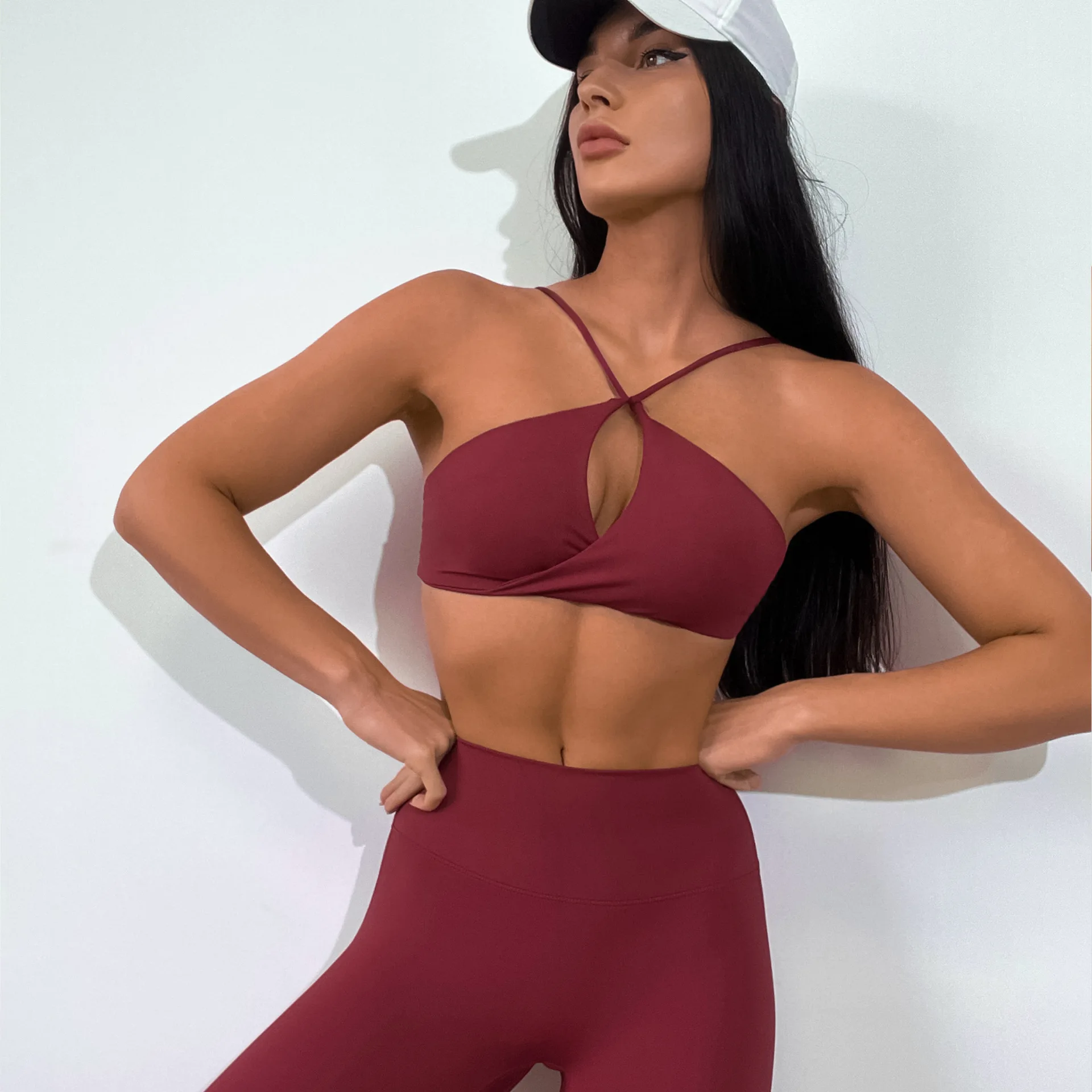 Top Trends: Sexy Yoga Clothing 2 Piece Sets Womens Outfits Sports Bra Legging Suit Gym Wear Fashion Sportswear Fitness Workout Tracksuit Shoppable Styles