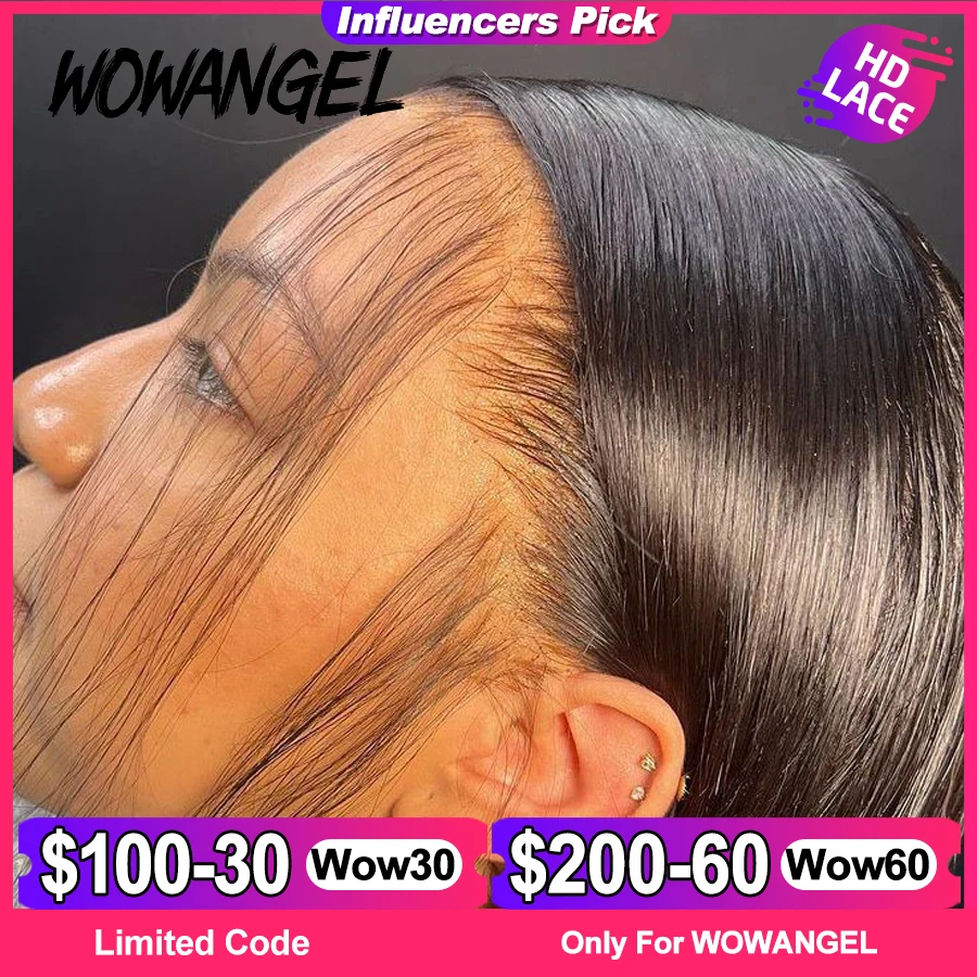 Top Trends: WOW ANGEL HD Lace Front Wigs 250% 13x6 HD Lace Front Wigs Straight Hair Invisible HD Lace Melt Skin HD Lace Front Human Hair Wig Shoppable Styles