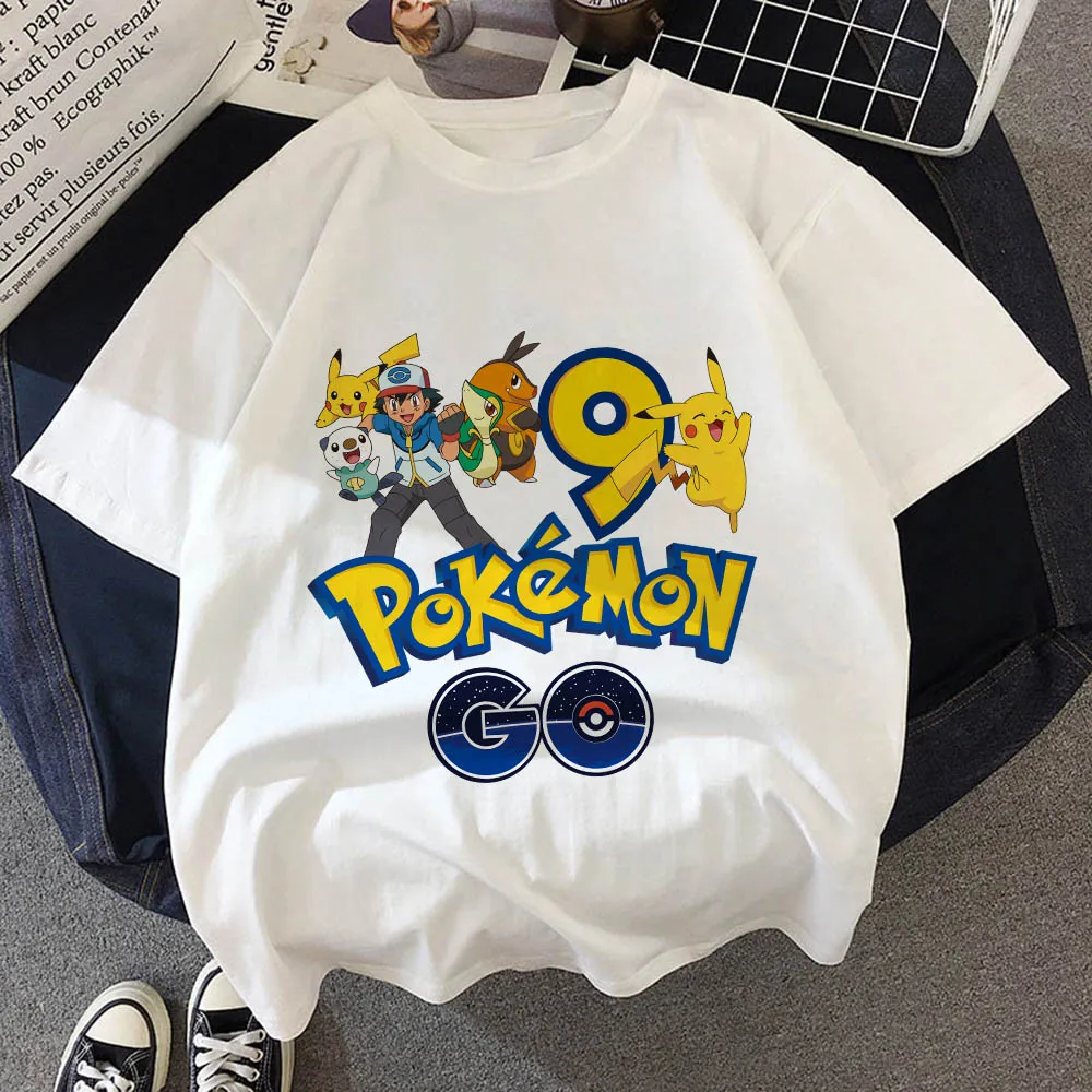 Top Trends: Pokemon Children T-shirt Pikachu Birthday Number 1-12 Kawaii T Shirt Anime Cartoons Casual Clothes Tee Shirt Kid Girl Boy Tops Shoppable Styles