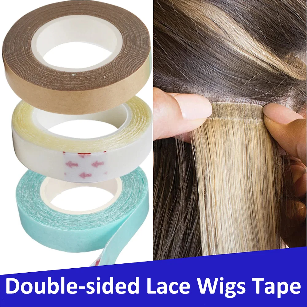 Top Trends: Lace Front Wigs Tape Invisible Waterproof Double-sided Adhesive Hairpiece Hair Extension Tapes Professional Replacement 3 Yards Shoppable Styles