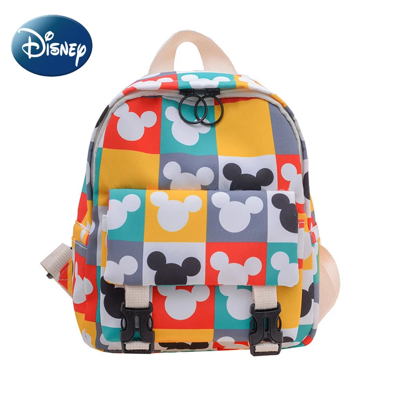 Top Trends: Disney Toddler Backpack Minnie Mickey Mouse School Bag For Student Girl Boy Kids Mini Backpack Kawaii Cartoon Nylon With Zipper Shoppable Styles