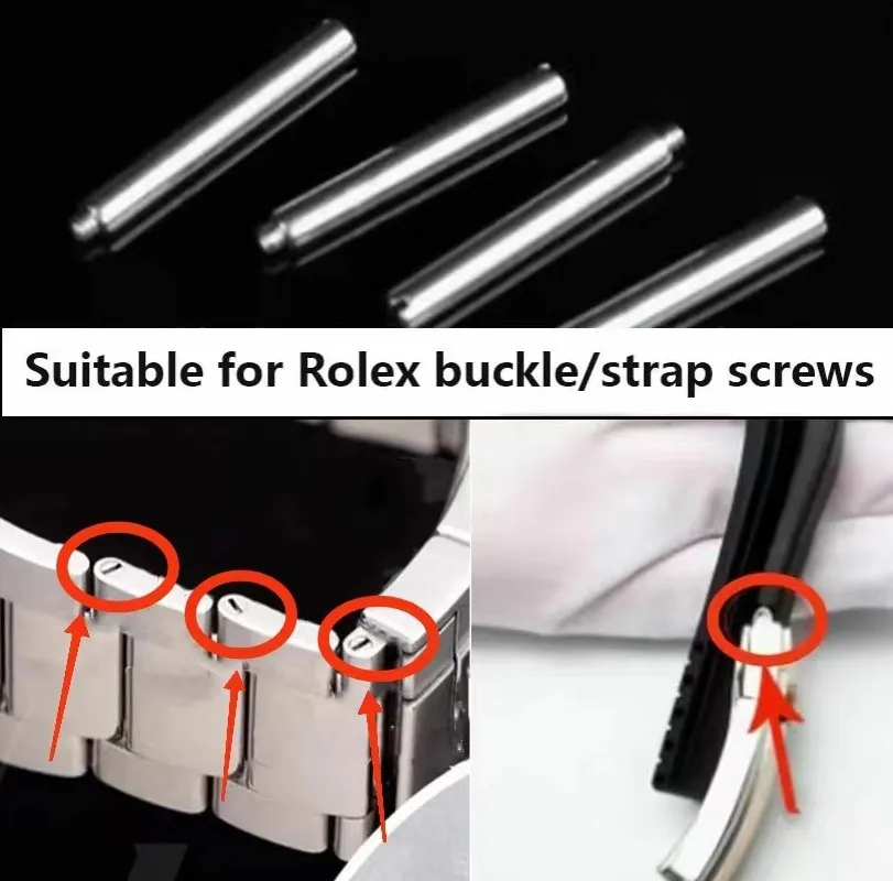 Top Trends: Watch Strap Screw Is Suitable For Rolex Stainless Steel Watch Strap One Word Screw Rod Shaft Watch Buckle Screw Accessories Shoppable Styles