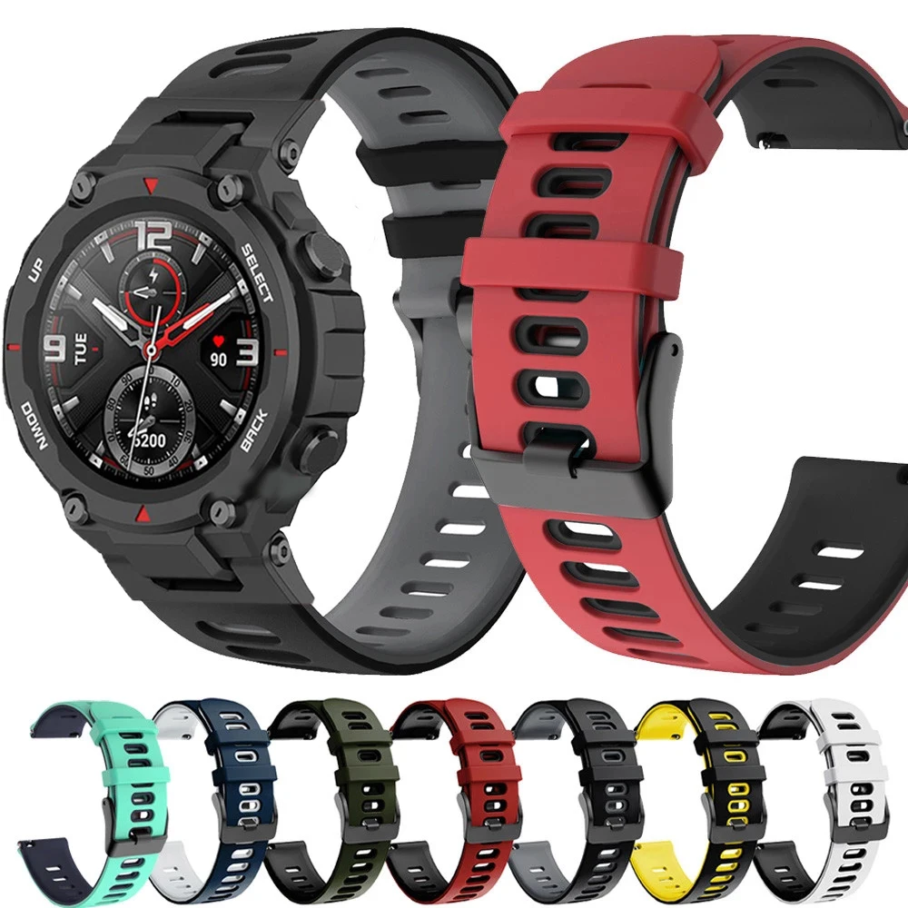 Top Trends: Soft Silicone Strap For Huami Amazfit T-Rex Smart Watch Band Sports Bracelet For Xiaomi Amazfit T-Rex T Rex Pro Correa Wristband Shoppable Styles