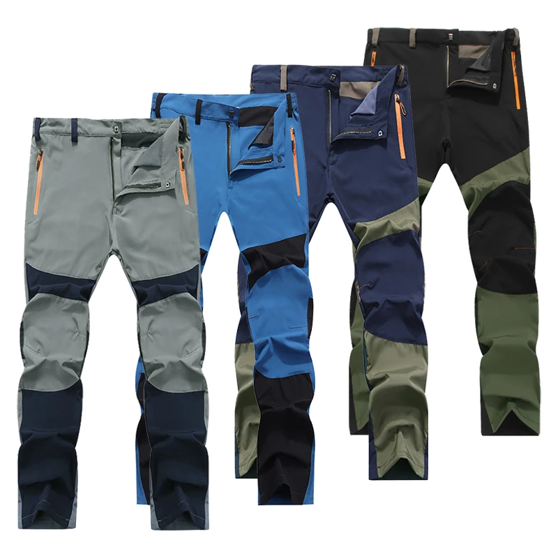 Top Trends: Men Hiking Camping Pants Wear Resistant Quick Dry Anti UV Pant Waterproof Elastic Trousers Climbing Trekking Summer Shoppable Styles