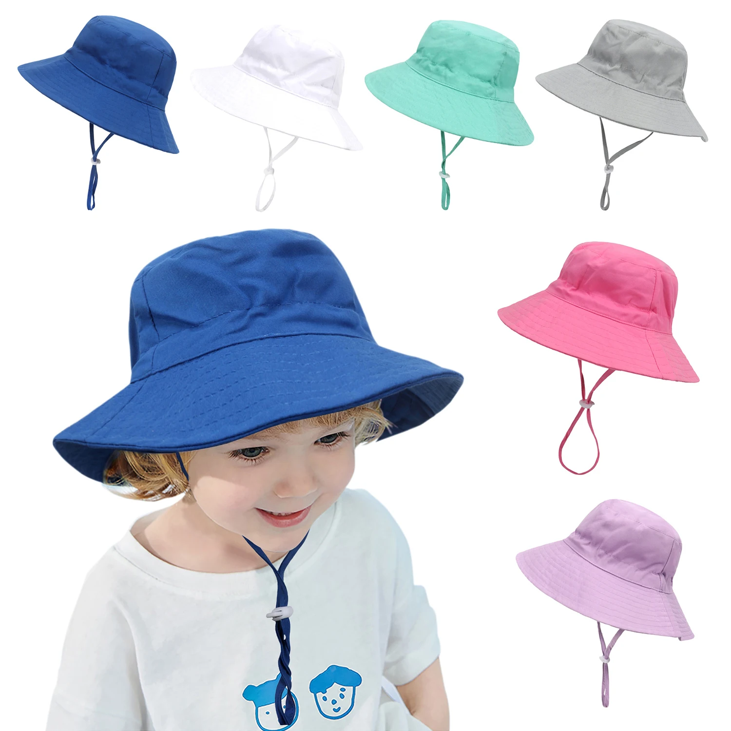 Top Trends: XS, M, L Summer Baby Sun Hat UV Protection Kids Bucket Hat For Girls Boys Outdoor Panama Beach Caps Toddler Infant Bucket Cap Shoppable Styles