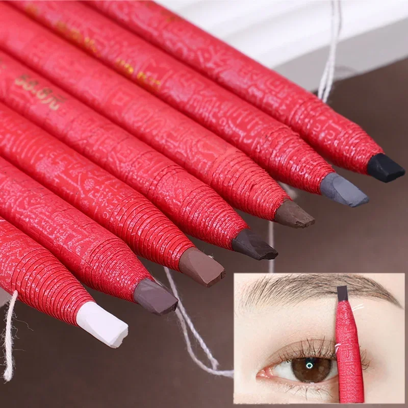 Top Trends: Waterproof Eyebrow Pencil Non-smudge Eyebrow Tattoo Tint Enhancers Long Lasting Professional Contour Brow Pen Makeup Cosmetic Shoppable Styles