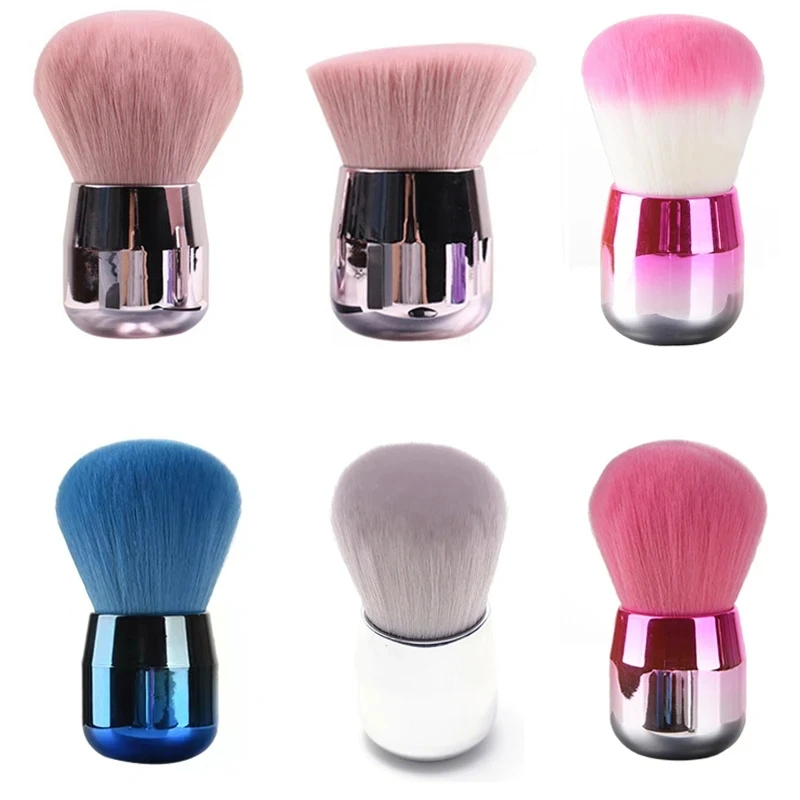 Top Trends: 1 Pcs Round Small Brush Nail Paint Gel Dust Cleaning Soft Brushes Gel Nail Accessories Make Up Brush Nail Art Manicure Care Tool Shoppable Styles