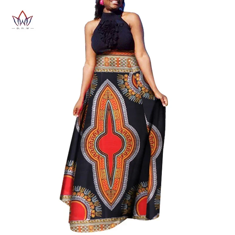 Top Trends: African Skirts For Women Long African Skirts Maxi Skirt Retro Fashion African Clothes Faldas Largas Estampadas 6XL BRW WY1370 Shoppable Styles