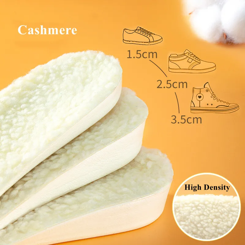 Top Trends: Winter Plush Warm Insoles For Shoes Height Increase Insole For Feet Martin Snow Boots Shoe Insert Thicken Heating Sole Men Woman Shoppable Styles - Image 6