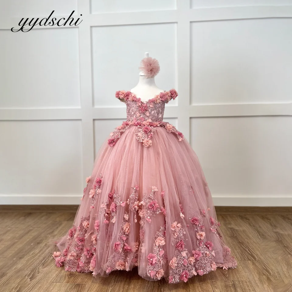 Top Trends: 2023 Girl Dress Fashion Ball Gown Beautiful Wedding Girl Princess Flower Girl Dress Pageant Princess Luxury Flower Girl Dresses Shoppable Styles