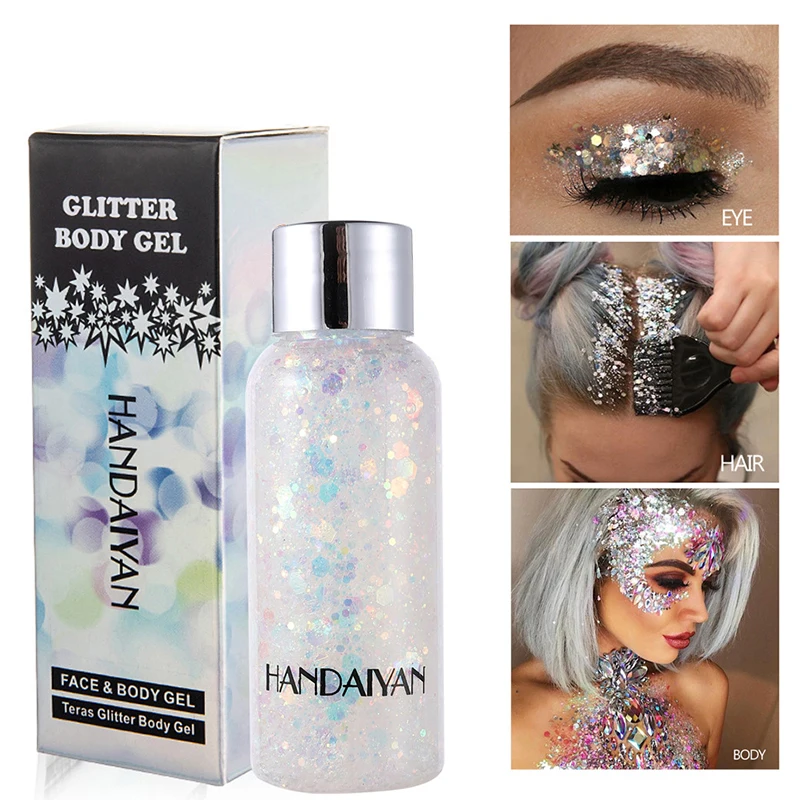 Top Trends: Eye Glitter Nail Hair Body Face Stickers Gel Art Loose Sequins Cream Diamond Jewels Rhinestones Makeup Decoration Party Festival Shoppable Styles