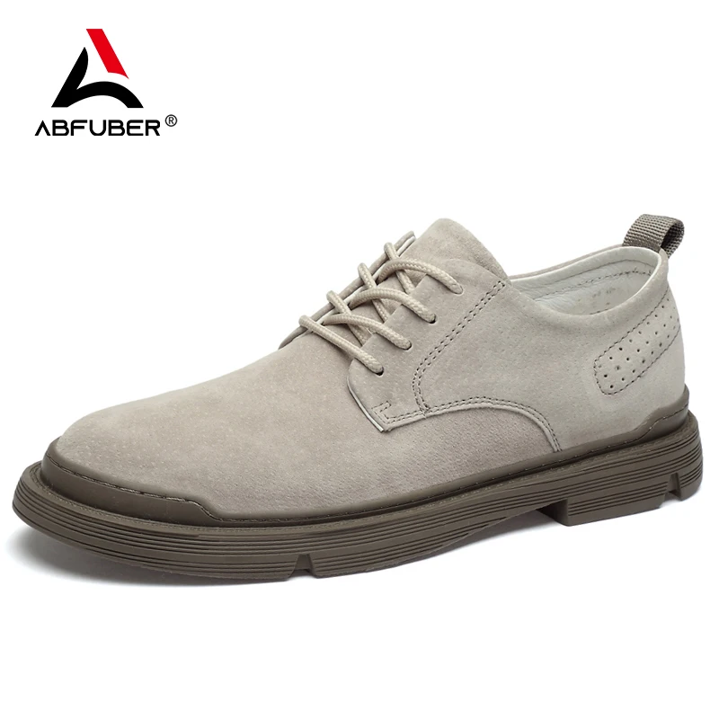 Top Trends: Casual Genuine Leather Men Shoes Breathable Suede Leather Men Oxfords Shoes Hot Sale Flats Man Footwear Shoppable Styles