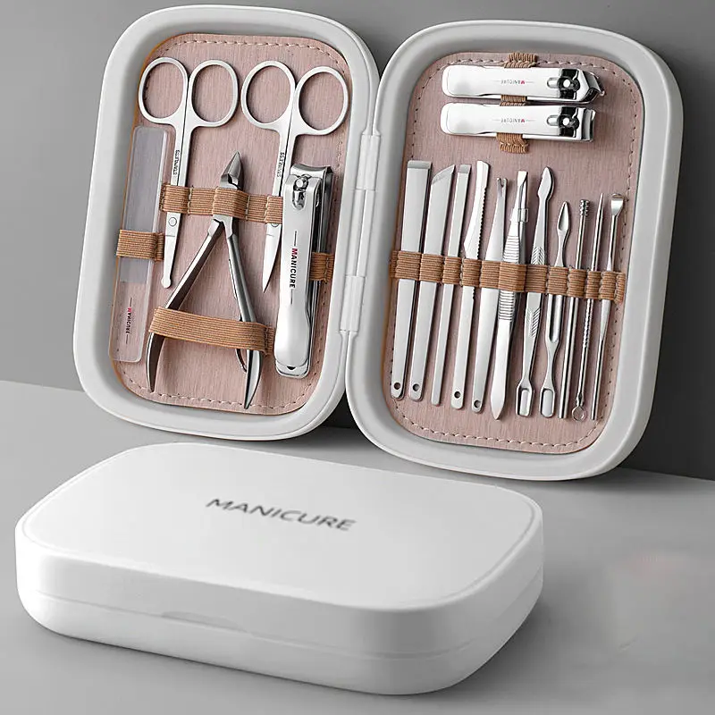 Top Trends: Dynamics Professional Nail Clipper Kit Manicure Set Nail Cutter Pedicure Blackhead Blemish Eyelash Makeup Facial Care Tool Shoppable Styles