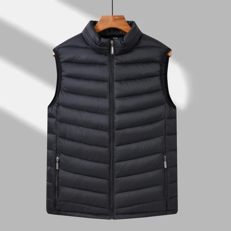 Top Trends: NEW Down Cotton Vest Boys' Light And Thin With Campshoulder Autumn Winter Men'S Coat Korean Fashion Handsome Youth Waistcoat Shoppable Styles