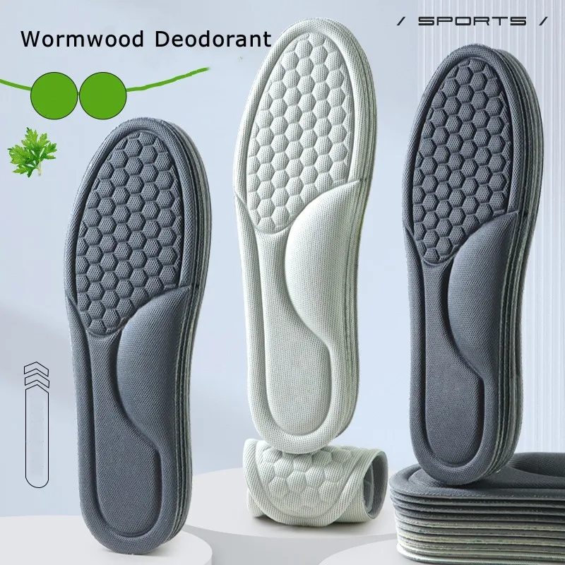 Top Trends: 1Pair Arch Support Insole For Feet Plantar Fasciitis Orthopedic Insoles Wormwood Deodorising Shoes Sole Brand Non Slip Shoe Pads Shoppable Styles