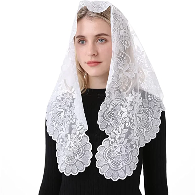 Top Trends: Spanish Style Traditonal Lace Mantilla Church Veil Catholic Veil For Women Shoppable Styles