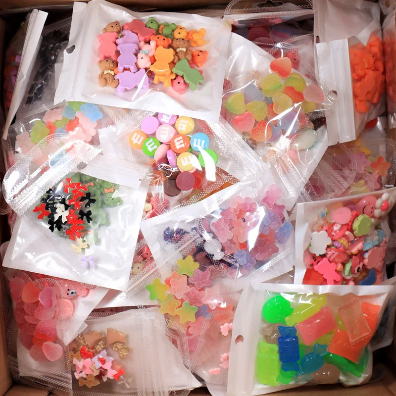 Top Trends: 30pcs Resin Nail Charms 3D Cute Bear Lollipop Candy Jewelry FOR Girls Nail Art Decoration Kawaii Accessories DIY Mnaicure Design Shoppable Styles - Image 2